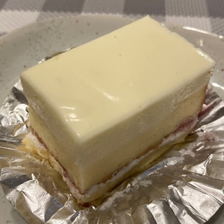 二層のチーズケーキ